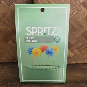 Spritz Treat Toppers 20 Count Cupcakes Cake Topper Party Supplies Decorative